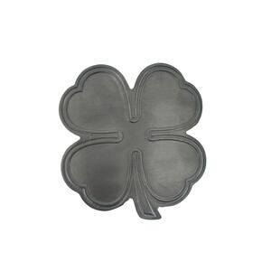 Lucky Shamrock Mens Belt Buckle 4 Leaf Clover St. Patrick's Patty Day Good